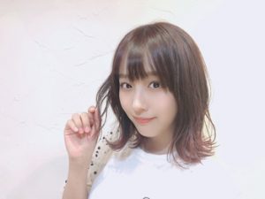 SKE48鎌田菜月さんカラーとトリートメント